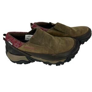 Merrell Polarand Rove Moc Waterproof Slip-On Women’s 6.5 Black Slate